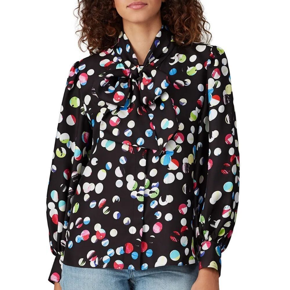 Hunter Bell Abstract Printed Finley Blouse